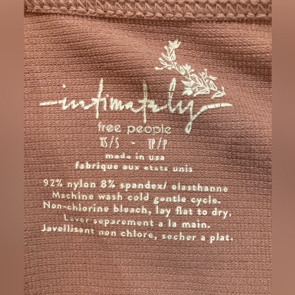 Free people intimates pink halter top